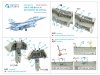 Quinta Studio QDS-48418 F-16D block 30 3D-Printed & coloured Interior on decal paper (Kinetic 2022 tool) (Small version) 1/48